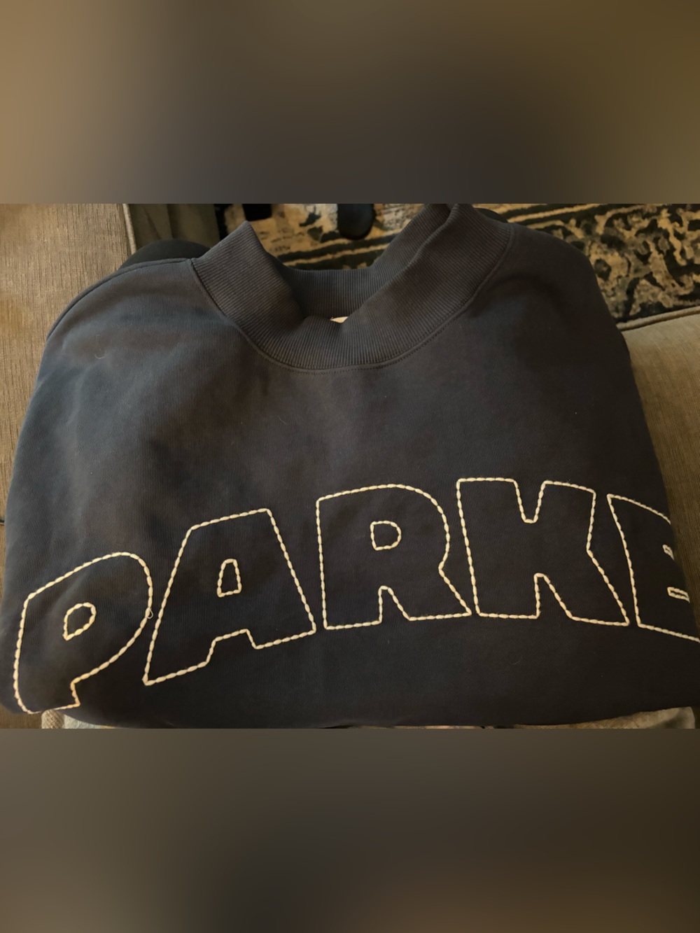 PARKE X TARGET Navy Women’s Mockneck Sweatshirt